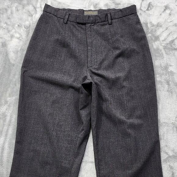 Banana Republic Pants Womens 6 Gray Italian Stretch Wool High Rise Wide Leg - Picture 2 of 10